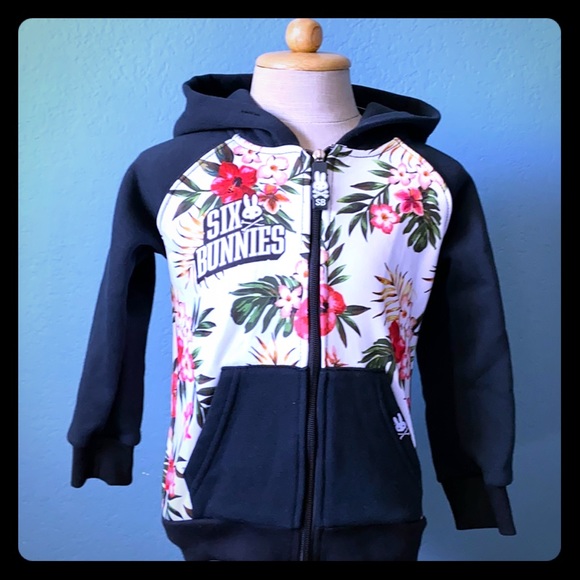 Kids zipper hoodie Aloha print size 4 years - Picture 1 of 4